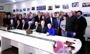 Заседание Ученого совета ИВМиМГ СО РАН, посвященное 85-летнему юбилею члена-корреспондента РАН Геннадия Алексеевича Михайлова, 2019 год