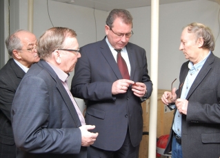 Заместитель Губернатора Новосибирской области А.К. Соболев в ИАиЭ СО РАН 28.12.2016