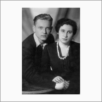 С женой. 1953 год
