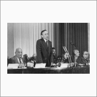 В президиуме конференции. 1980 год