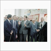 Осмотр выставки достижений СО АН СССР. 1985 год