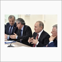 Valeriy Bukhtiyarov, Aleksandr Sergeev, Vladimir Putin, Valentin Parmon