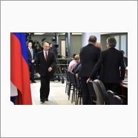 Владимир Путин в Доме ученых СО РАН 8 февраля 2018 года.