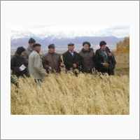 Монгольские и российские ученые во время совместной экспедиции по Увс-аймаку Монголии