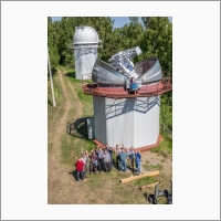 Байкальская астрофизическая обсерватория. Монтаж Синоптического солнечного телескопа СОЛСИТ2.