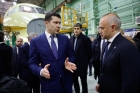 Антон Алиханов на предприятии в Новосибирской области 