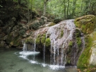 Один из порогов водопада Джур-Джур (ущелье Хапхал), Крым