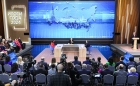 Программа «Итоги года с Владимиром Путиным». Фото: Сергей Савостьянов, ТАСС