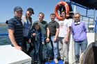 Молодая команда исследователей на  НИС «Геолог», Байкал 