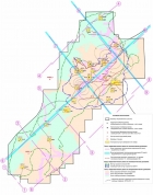 Карта-схема современной геодинамической обстановки Ямбургского НГКМ