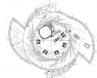 Концептуальный строительный проект ЦКП "СКИФ": план I этажа основного здания