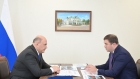 Михаил Мишустин и Виталий Хоценко