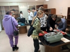 Школьники в музее вычислительной техники ФИЦ ИВТ.