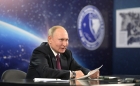 Владимир Путин в ходе совещания о долгосрочных приоритетах развития космической деятельности