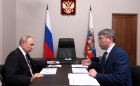 Владимир Путин и Алексей Цыденов