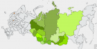 Территория Сибири, где находятся организации СО РАН 