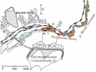Схема опробования хвостохранилища Талмовские Пески
