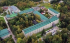Здание Института катализа СО РАН с высоты птичьего полета, Новосибирск 