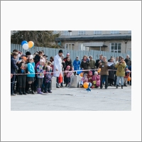 Rocket festival for schoolchildren in Novosibirsk. April 12, 2018