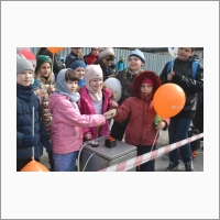 Rocket festival for schoolchildren in Novosibirsk. April 12, 2018