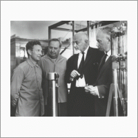 1966 Отцы-основатели сибирских химических школ. Слева направо: М.Г. Слинько, А.В. Николаев, Н.Н. Ворожцов, Г.К. Боресков.