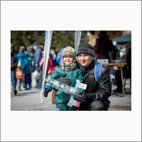 Rocket festival for schoolchildren in Novosibirsk. April 12, 2018