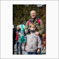 Rocket festival for schoolchildren in Novosibirsk. April 12, 2018