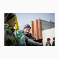 Rocket festival for schoolchildren in Novosibirsk. April 12, 2018