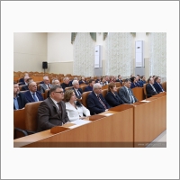 Первое заседание Академического собрания Алтайского филиала СО РАН состоялось 27 февраля 2025 г., в Барнауле. Фото: Министерство образования и науки Алтайского края.