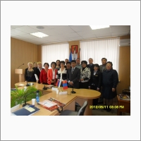 Участники совещания по организации сотрудничества с научными учреждениями Монголии г. Кяхта