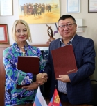 Любовь Рычкова и  Нямдорж Цогбадрах