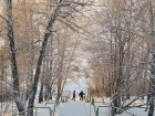 Академгородок зимой, фото академика Сергея Алексеенко
