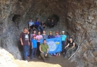 Участники научно-познавательной экскурсии в Темниковской пещере