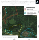 Границы участка предполагаемого строительства полигона и жилых микрорайонов