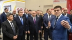 Михаил Мишустин принял участие в работе международной промышленной выставки «Иннопром. Казахстан». С Председателем Кабинета министров Киргизии Акылбеком Жапаровым, Премьер-министром Казахстана Алиханом Смаиловым, Премьер-министром Белоруссии Романом Головченко. Пояснения дает губернатор Красноярского края Михаил Котюков