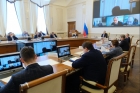 Участники заседания Координационного совета при Губернаторе Новосибирской области