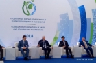Михаил Котюков, Андрей Фурсенко, Хироши Кунийоши, Михаил Ковальчук.  Фото Пресс-службы ЮФУ