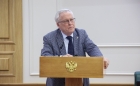 Академик Валерий Крюков на парламентских слушаньях 