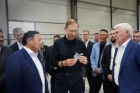 Денис Мантуров (в центре) в Республике Тыва 