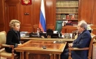 Валентина Матвиенко и Геннадий Красников 