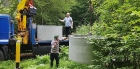 Работы по созданию пункта мониторинга деформаций горных пород . Цейское ущелье, Северная Осетия. Фото ИЗК СО РАН Работы по созданию пункта мониторинга деформаций горных пород . Цейское ущелье, Северная Осетия. Фото ИЗК СО РАН