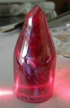 Искусственный кристалл селенида галлия. Фото Константина Коха