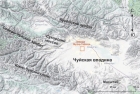 Обзорная карта Чуйской впадины