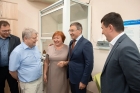 Валентин Пармон, Елена Багрянская, Валерий Фальков в НИОХ СО РАН