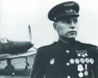 Трижды Герой Советского Союза Александр Иванович Покрышкин, командир 9-й Гвардейской дивизии 