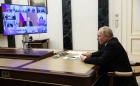Владимир Путин на заседании Совета по науке и образованию (в режиме видеоконференции).
