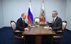 Владимир Путин и Андрей Травников, 08.02.2018, Новосибирск