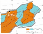 Районирование территории Западного Саяна по выделенным морфогенетическим рядам