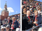 Академик Геннадий Сакович с супругой на Параде Победы 9 мая 2025 года 