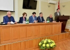 В президиуме одного из юбилейных мероприятий